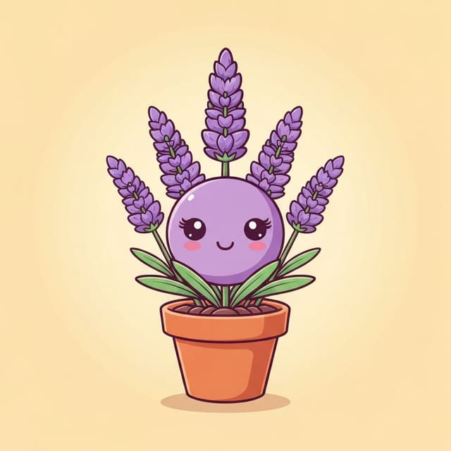Lavender mascot