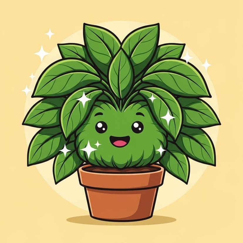 Your growth represented by a living plant